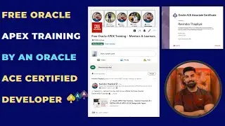 Free Oracle APEX Training | Beginner to Advanced Workshop 2025
