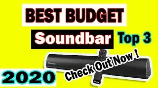 Top 3 | Best  budget soundbar 2020 | cheap soundbar | best soundbar for music