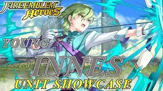 Fire Emblem Heroes - Young Innes Unit Showcase ( Builds, Dialogue & Animations )