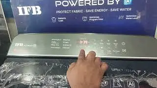 How to select temprature and Steam option in IFB Top load washing Machine
