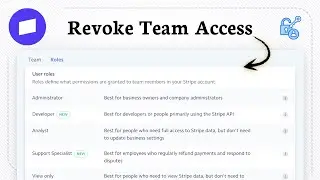 Как удалить участника команды из Stripe (контроль доступа)