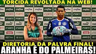 TORCIDA QUASE CAIU DE COSTA!! LEILA DA PALAVRA FINAL E BATE O MARTELO | NOVO ARANHA &Eacute; DO PALMEIRAS!