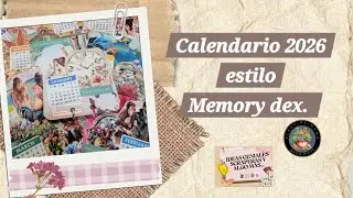 Calendario memorydex, colaboración con Ideas geniales scraperas y algo más