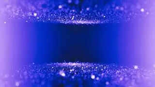 Blue Purple Spark Drift - Dreamy Relaxing Background (4K, 15 Minutes, Silent)