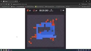 google snake speedrun (magnet slow large bomb 100 apples)