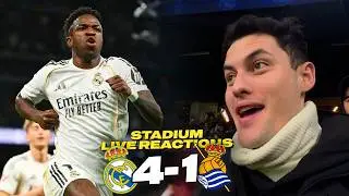 Vini Jr. Statement Win 🔥Real Madrid vs Real Sociedad Bernab&eacute;u Live Reactions & 4K Highlights