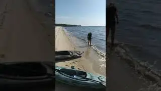 Kayaking under I-10 in Escambia Bay