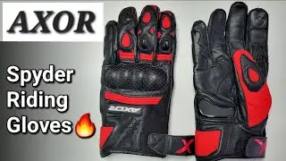 Axor Spyder Riding Gloves Detailed Review | Axor Riding Gloves Under Rs. 2000 😍 | Leather Gloves