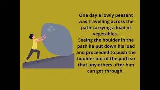 Short Stories Series| The King and The Boulder- by Natesha
