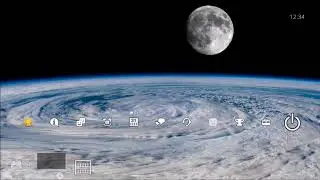 4K Hurricane From Orbit PS4 Dynamic Theme