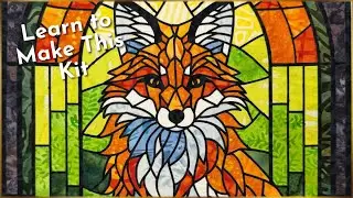 Stained Glass Fox Kit