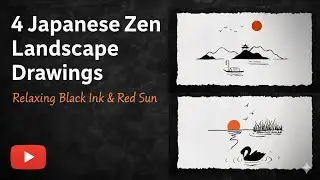 4 Easy Ways to Draw Mountains & Natural drawings #realisticdrawing  #pencilart  #satisfyingart #fyp
