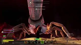 Smalland - Taking on a Wyrd-crazed Albino Scorpion - Amber Cavern (BEFORE lighting update)