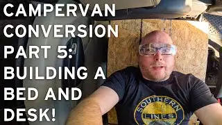 Transit Connect Campervan Conversion Part 5: Building a Bed and Desk