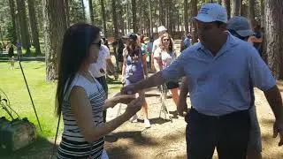 Irina with Brett Baier