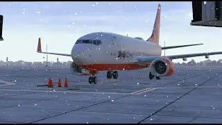 LevelUp 737-700: SkyUp Airlines || Kiev - Zanzibar || Pushbkack, Takeoff & Landing || xEnviro 1.16