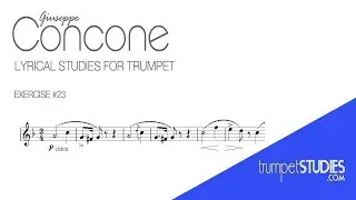 Concone Lyrical Studies, Ex 23
