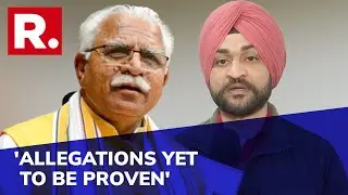 Haryana CM Khattar Defends Minister Sandeep Singh Amid Harassment Charges