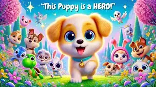 🌟 Pup Saves the Forest! | Cute Puppy Hero Adventure for Kids 🌈🐶