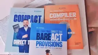 CA FINAL DT (BB SIR) BOOKS UNBOXING 