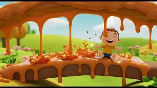 The Ice Cream Bridge Melts Away | Story Rhyme for Kids | Nursery Rhymes and Learning Songs