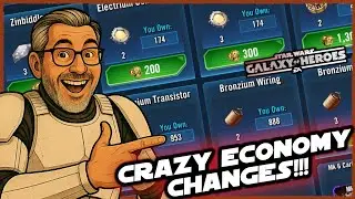 В Star Wars Galaxy of Heroes появятся ОГРОМНЫЕ улучшения экономики реликвий!!!