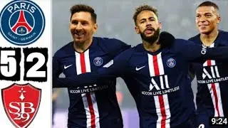 PSG vs BREST 5-2 Extended Highlights & All Goals 2021|720HP