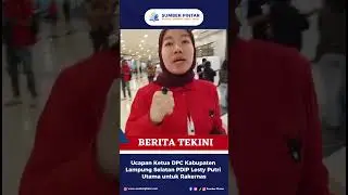 Ucapan Ketua DPC Kabupaten Lampung Selatan PDIP Lesty Putri Utama untuk Rakernas