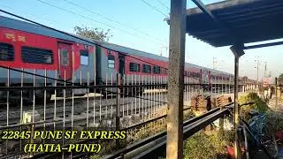 Pune Hatia Express | पुणे हटिया एक्सप्रेस | 22845 | Pune to Hatia Train | Pune to Bilaspur Train...