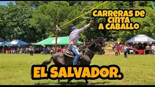 CARRERAS DE CABALLOS, EL SALVADOR (LAS CARRERAS DE CINTA)