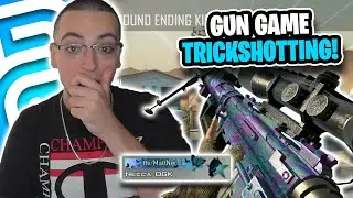 I GOT TRICKSHOTTED BY SHAWN IN GUN GAME! (MW2 IW4X Trickshotting w/ 4 KILLCAMS!)