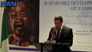 Nigeria holds art exhibition at UN