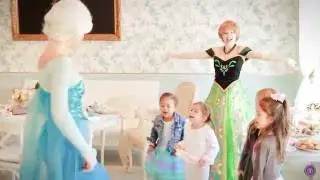Queen Elsa Princess Anna Lookalike Party Characters Los Angeles