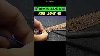 How to make a RGB light at home 😱🤯😱 #shortvideo #trending #diy