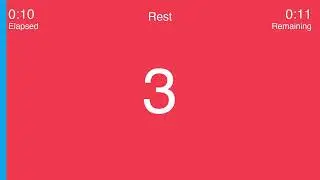 5/3 Second HIIT Interval Timer &bull; 1 Minutes