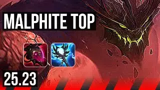 MALPHITE vs MEL (TOP) | 7/1/6 | EUW Master | 25.23