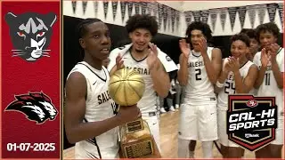 !!HIGHLIGHTS!! Saint Mary's at Salesian Boys Basketball 1.7.25 Crumbl Cookies Game of the Week