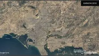 tenGEN&trade; AI Analytics: Karachi's 4 Decades Transformation - Timelapse