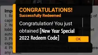 NEW YEAR 2022 REDEEM CODE | 1 JANUARY REDEEM CODE FREE FIRE | FF REDEEM CODE TODAY 1 JANUARY