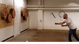 Watch The Best AXE THrowing Techniques You'll Ever See