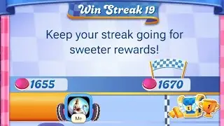 candy Crush Saga is live 😁😁 new streak 19+ challenge💪 😎🎊