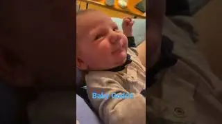 Baby Godric having fun￼￼