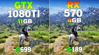 GTX 1080 Tİ vs RX 570 - Test in 8 Games