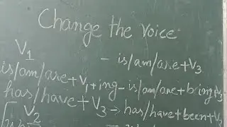 Change the voice#grammar#senior assistant#ssc# govt exams