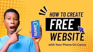 Create a website on your phone with canva(Under 5 mins)
