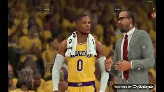 Nba 2k22 Game 2 Blazers vs Lakers 1st Half 