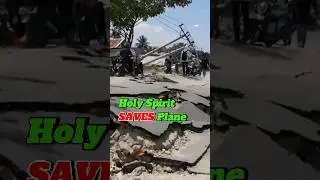 PLANE CRASH Avoided thanks to Holy Spirit... 😳❤️ #miracle #earthquake #shorts #crash