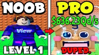 Starting Over as NOOB with DUPED BRAINROTS in Escape Tsunami For Brainrots! (Roblox)