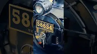 蒸気機関車「SL人吉」黒煙&bull;蒸気と汽笛 玉名駅（熊本県玉名市） #蒸気機関車 #SL人吉 #JR九州
