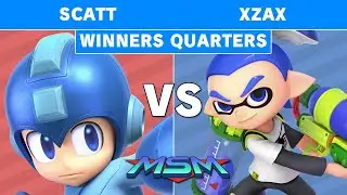 MSM 200 - MVG | Scatt (mega man) vs Scarz | Xzax (Inkling) Winners Quarters -Smash Ultimate
